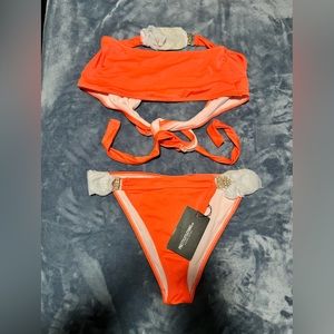 Vibrant colored 2-piece bikini